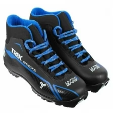 Ботинки лыжные TREK Sportiks NNN ИК, цвет чёрный, лого синий, размер 40 Trek 782975 .