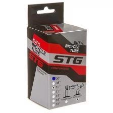 Камера для колеса STG, бутил,6Х2,0, изогнутый автониппель 33мм (упак.: коробка)